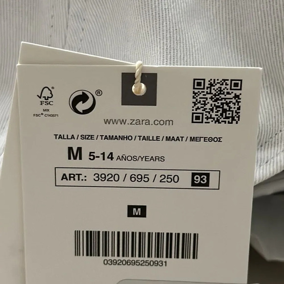 ZARA Kids | White | RUSSELL ATHLETIC ® TEXT CAP - Picture 4 of 4